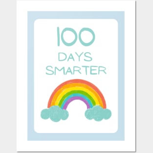 100 days smarter Posters and Art